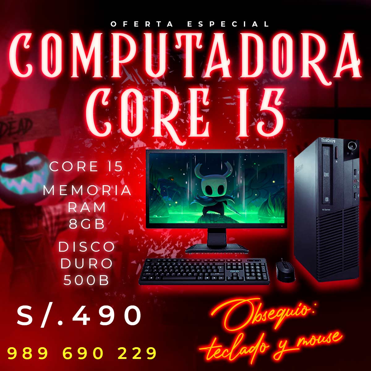 OFERTA EN COMPUTADORA LENOVO CORE I5